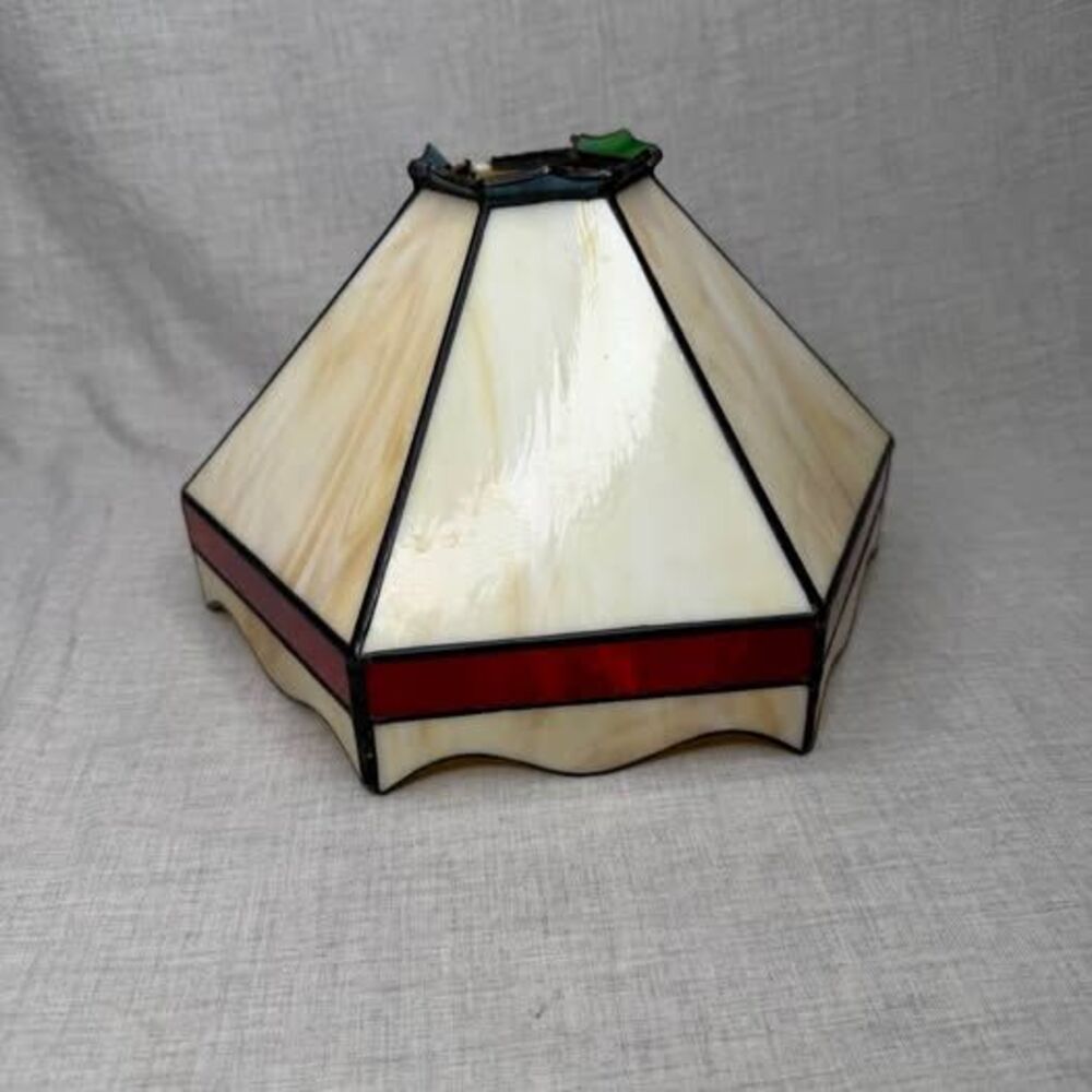 Stained glass lamp shade. See pics